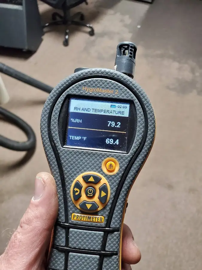 Moisture meter humidity assessment for Mold Remediation & Removal in Pennsauken